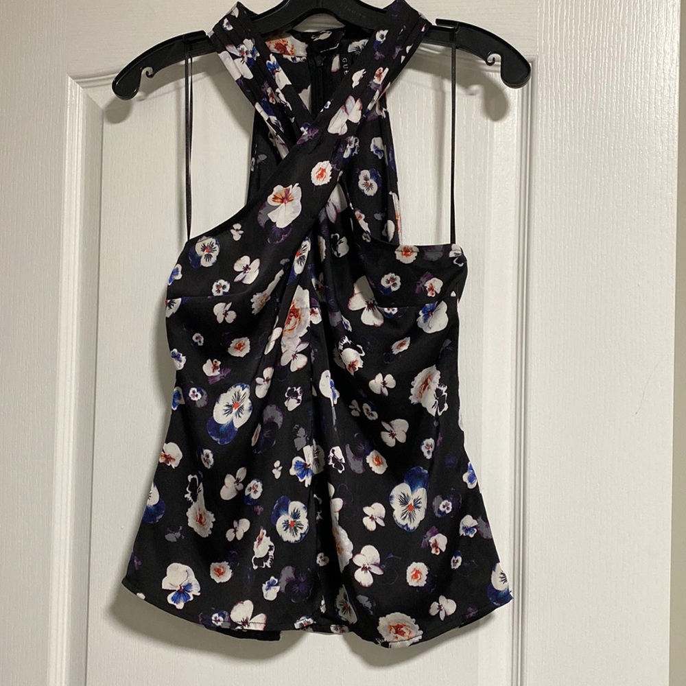 Guess halter floral top